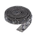 thumbnail image 1 of EHJRE 1yard Diamond Rhinestone Ribbon Crystal Beaded Trim Clothes Applique 1.5cm Blue, 1 of 6