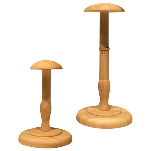 EHJRE 2 Packs M+L Dome Shape Hat Rack Set Home Decorative Cap Toupee Display Stand