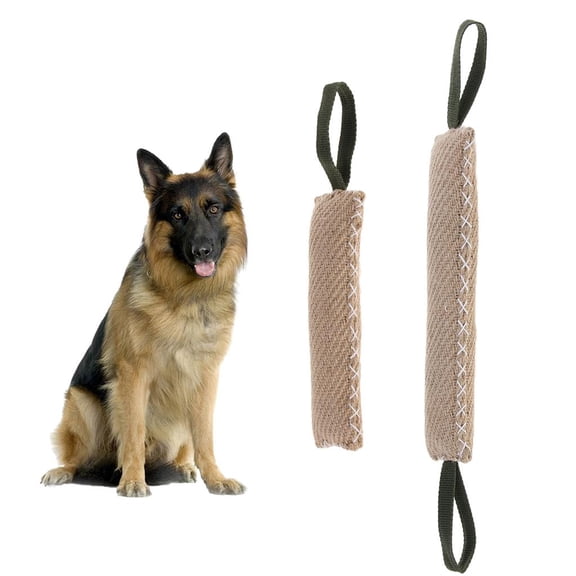 EHJRE 2 Pcs Dog Bite Tug Toy With 2 Strong Handles - Extra Tough, Durable Dog Tug For Small To Large Dogs - Best For Tug Of War Playing