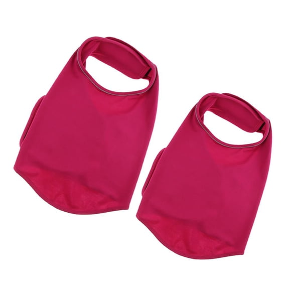 EHJRE 2 Pcs Dog Thunder Jacket Comfort Anti Stress Calming Wrap Vests for Small Medium Large XL Dogs, Rose Red, S/M
