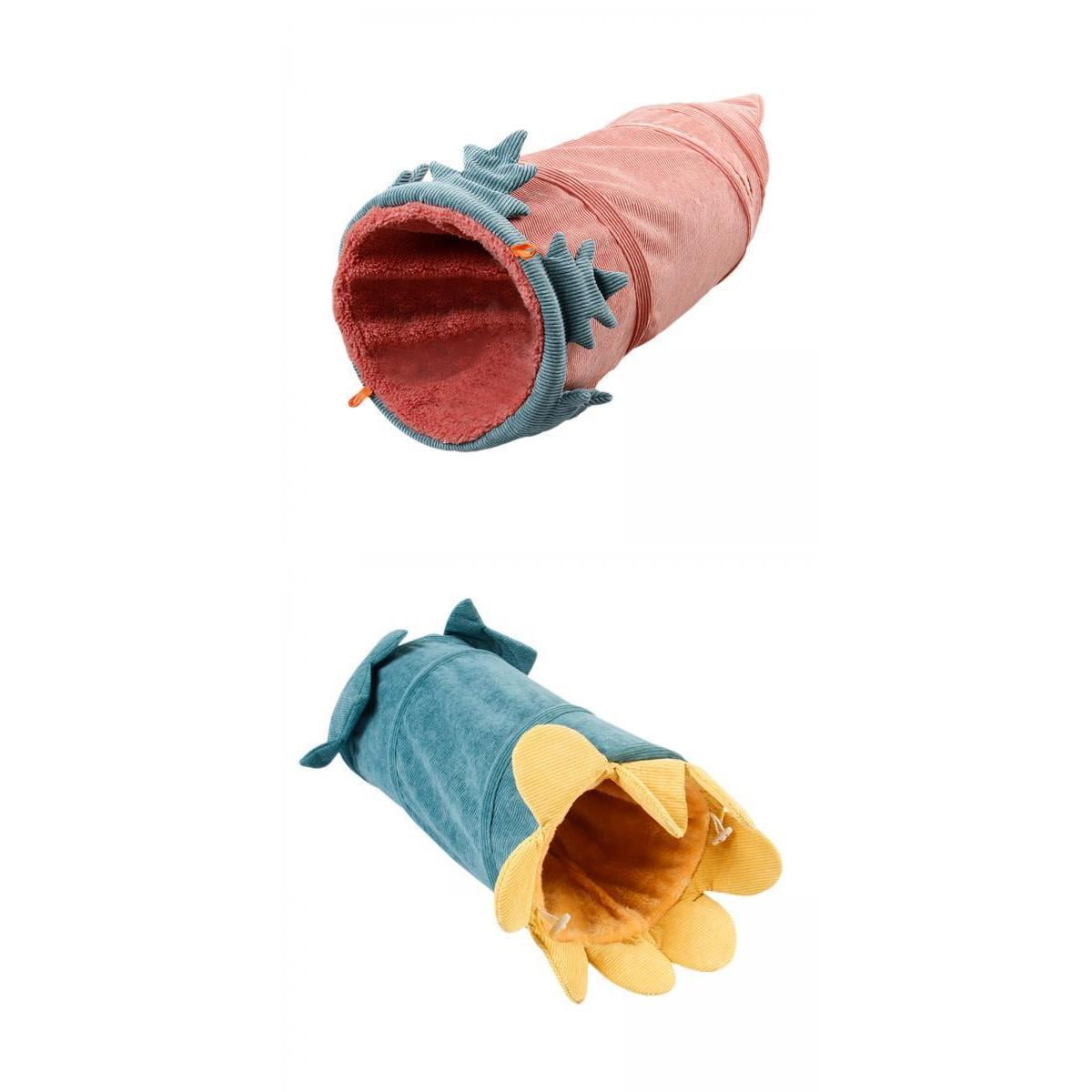 EHJRE 2 Pcs Hamster Tunnel Toys Tube Tent Guinea Pig Mice Rat