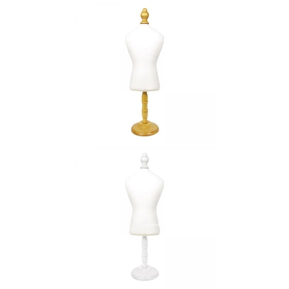 EHJRE 2 Pieces Dogs Dress for Miniature Sewing Dress Doll Clothes