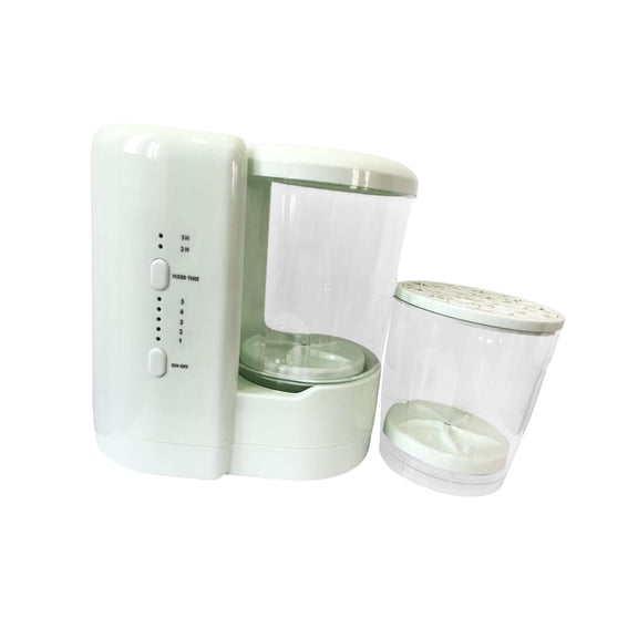 EHJRE 2 Pieces Mini Washing Machine Makeup Brush Cleaner Double Cup Laundry Washer Delicate Garments Separate Wash Portable Design Suitable for Apartment Co Green