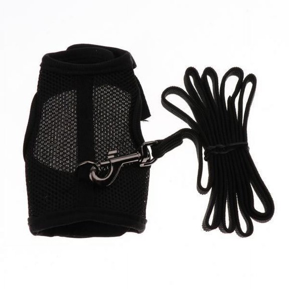EHJRE 2 Squirrel Harness with Leash Adjustable Soft Mesh Comfortable Breathable Harness for Rabbits Cats Small Pet Animals for Running Walking