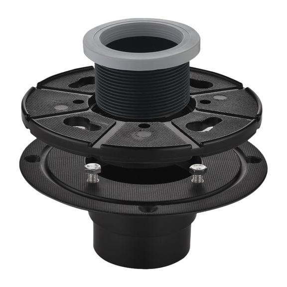 EHJRE 2 inch Linear Shower Drain Base Sturdy Adjustable Adaptor for Floor Drain 2