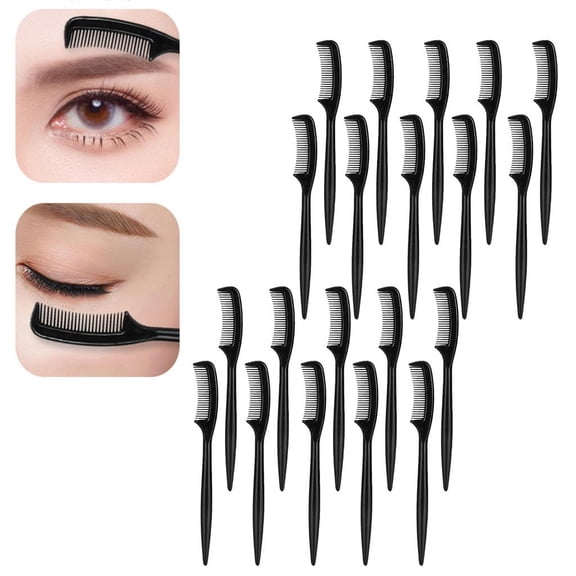 EHJRE 20pcs Mini Lash Comb Eyebrow Shaper Groomer Mascara Comb Beauty Makeup Tools