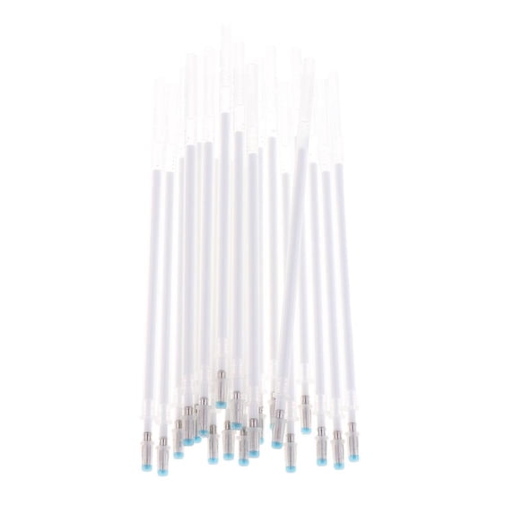 EHJRE 20pcs White Heat Erasable Pen Refills for Embroidery Cross Sewings
