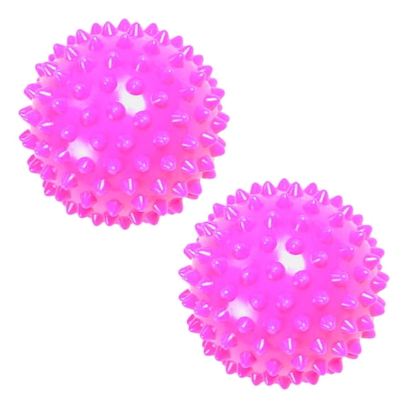 EHJRE 2X, Lighteweight Yoga Exercise Ball Spiky Point, Hand Feet Massage Ball For Plantar Fasciitis, Trigger Points, Neck & Back Pain Relieve
