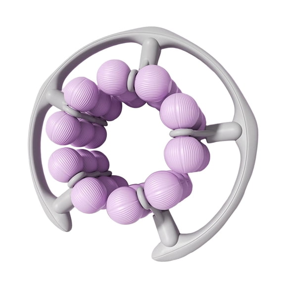 EHJRE 30 Wheel Massager Roller 360 degree Deep Tissue Massage Leg Roller for Leg Office Purple