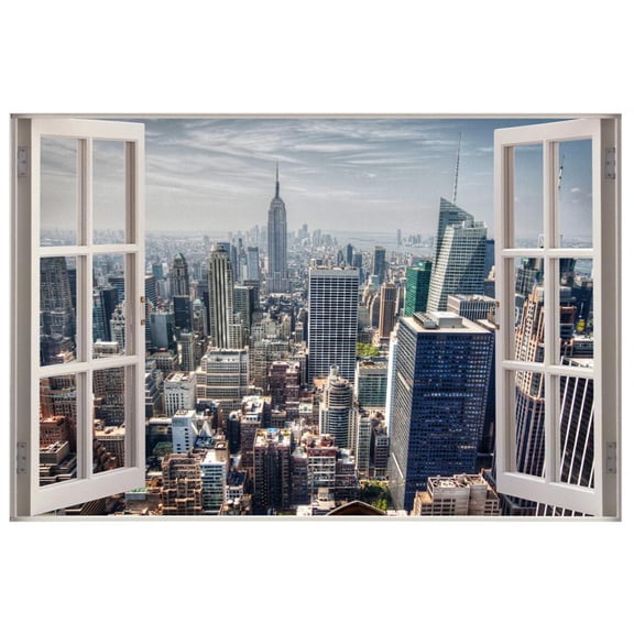 EHJRE 3D City Pattern Wall Hanging Tapestry Picnic Mat For Living Room Decor #9 9
