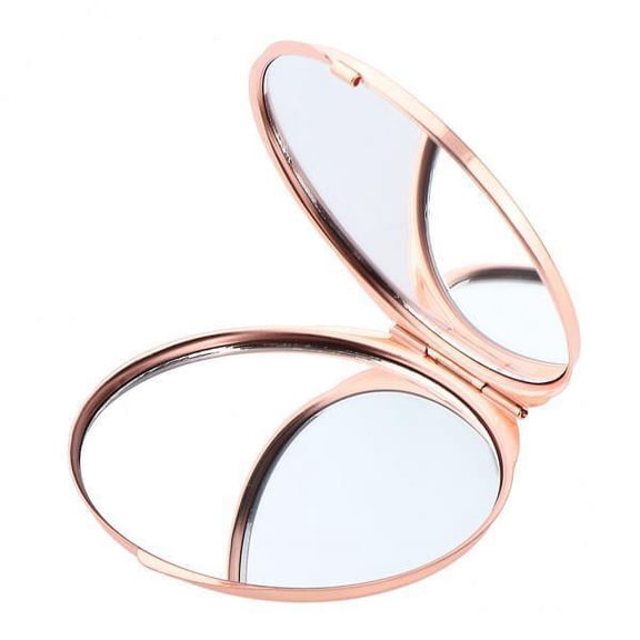 EHJRE 3x Compact Hand Held Mirror Portable Small Double Side Folding Makeup Mirrors
