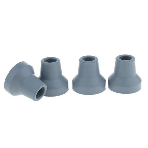 EHJRE 3x4 Piece Ferrule Rubber End Tip Protector AntiSkid Gray 3 Pcs