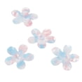 thumbnail image 1 of EHJRE 4 Pack Resin Flower Charm Button Jewelry Key Case Decor, 1 of 9