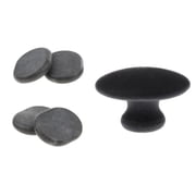 EHJRE 5 Pcs Salon SPA Massage Stones Natural Basalt Hot Rocks Set