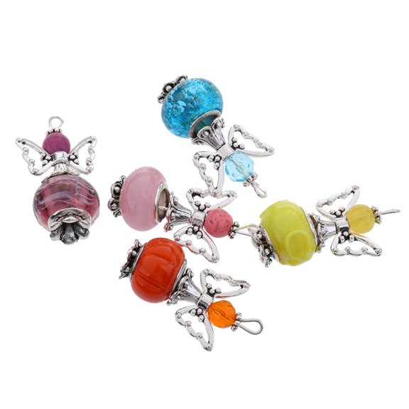 EHJRE 5 Pieces Assorted Acrylic Butterfly Charms Pendant For Jewelry Making