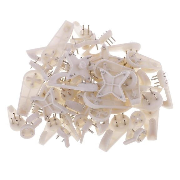 EHJRE 50 Pieces Assorted Size Heavy Duty PICTURE HOOK Frame Photos