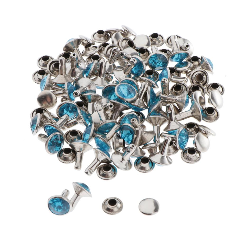 EHJRE 50pcs Snap Button Rivets Leather Craft for Garment Accessories ...