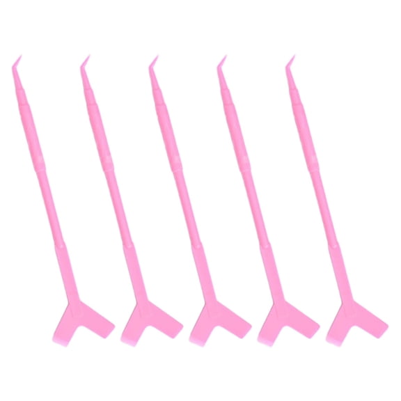 EHJRE 5pcs Extension Graft Reusable Lift Lifter Lifting Lash Y Shape Brushes Separating Tool - Made of high reliable quality and durable material rose red