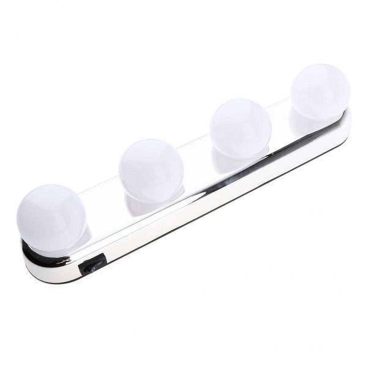 EHJRE 5x Style LED Vanity Mirror Lights Kit with 4 Light Bulbs, Lighting Fixture Strip for Makeup Vanity Table in Dressing Room