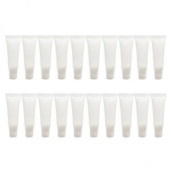 EHJRE 5x20pcs Empty Tubes Cosmetic Cream Containers 15ml 5 Pcs