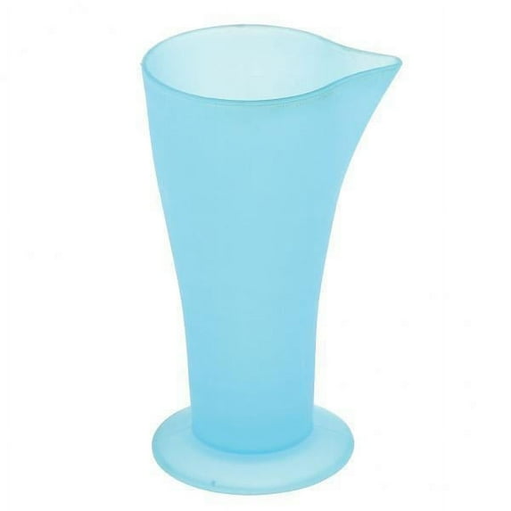 EHJRE 5xBlue Reusable Hairstyle Salon Hair Tint Dye Coloring Measuring Cup 5 Pcs