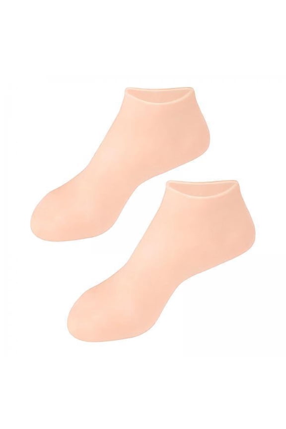5xSoft Silicone Gel Socks Toe Socks Protection Foot Care Protector Skin L 5 Pcs