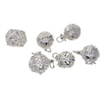 thumbnail image 1 of EHJRE 6 Pack 3D Necklace Lockets Pendant Charm Cage Box Ball Jewelry Findings, 1 of 9