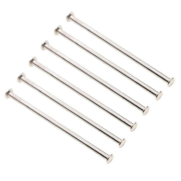 EHJRE 6 Pieces Craft Binding Screw Card /Furniture/Leather Craft / Multipurpose 100mm