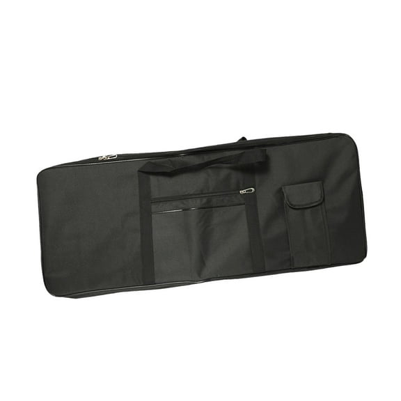 EHJRE 61 Keys Keyboard Case Lightweight Zipper Oxford Cloth Large Accessory Pocket with 2 Pockets Piano Keyboard Case for Concert