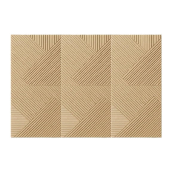 EHJRE 6Pcs Large Acoustic Panels Soundproof Panels Decorative Fire Resistant 23.6x23.6 inch Padding Wall Panel for Studio Recording