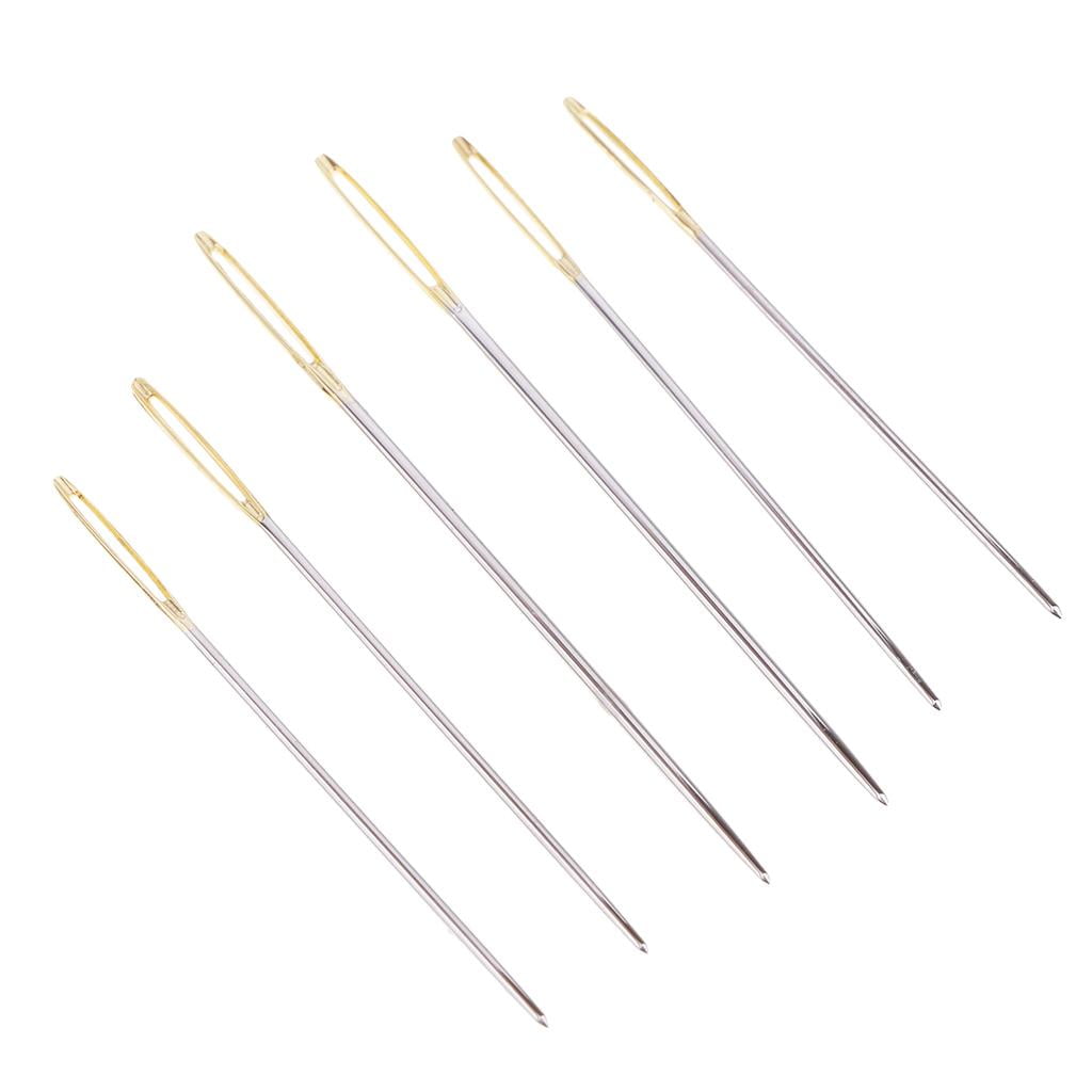 EHJRE 6pcs/set Household Hand Sewing for Canvas Leather Silk Denim Repair Tool