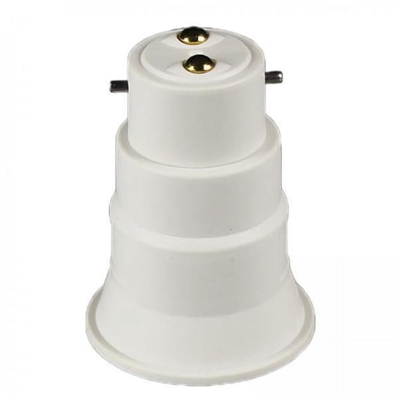 EHJRE 6xB22 to E27 Light Bulb Converter Fixture Lamp Base to Screw for Light 6 Pcs