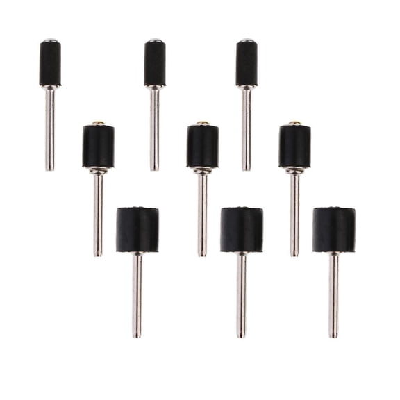 EHJRE 9 Pieces Stainless Steel Rubber Sand Drum 1/8" Shank fit Rotary Tool