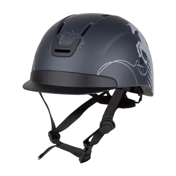 EHJRE Adjustable Equestrian Helmet PVC and EPS Liner Horse Riding Head Cap Lightweight S