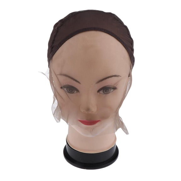 EHJRE Adjustable Weaving Cap For Human Hair Wig Making Full Wig Elastic Mesh Lace Cap Net For DIY Wig Making