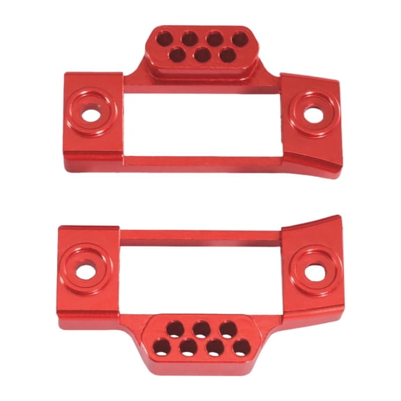 EHJRE Aluminum Alloy Front Shock Mounts Heavy Duty Shock Hoops for 1/12 H12Y H12Y+ Red