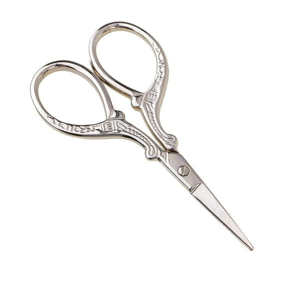 EHJRE Antique Stainless Steel Sewing Embroidery s Shears DIY Tools Sliver