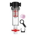 thumbnail image 1 of EHJRE Aquarium Filter Pump 1/2in Thread Reusable Cleaner Accessory Sediment Filter 200 Mesh, 1 of 9