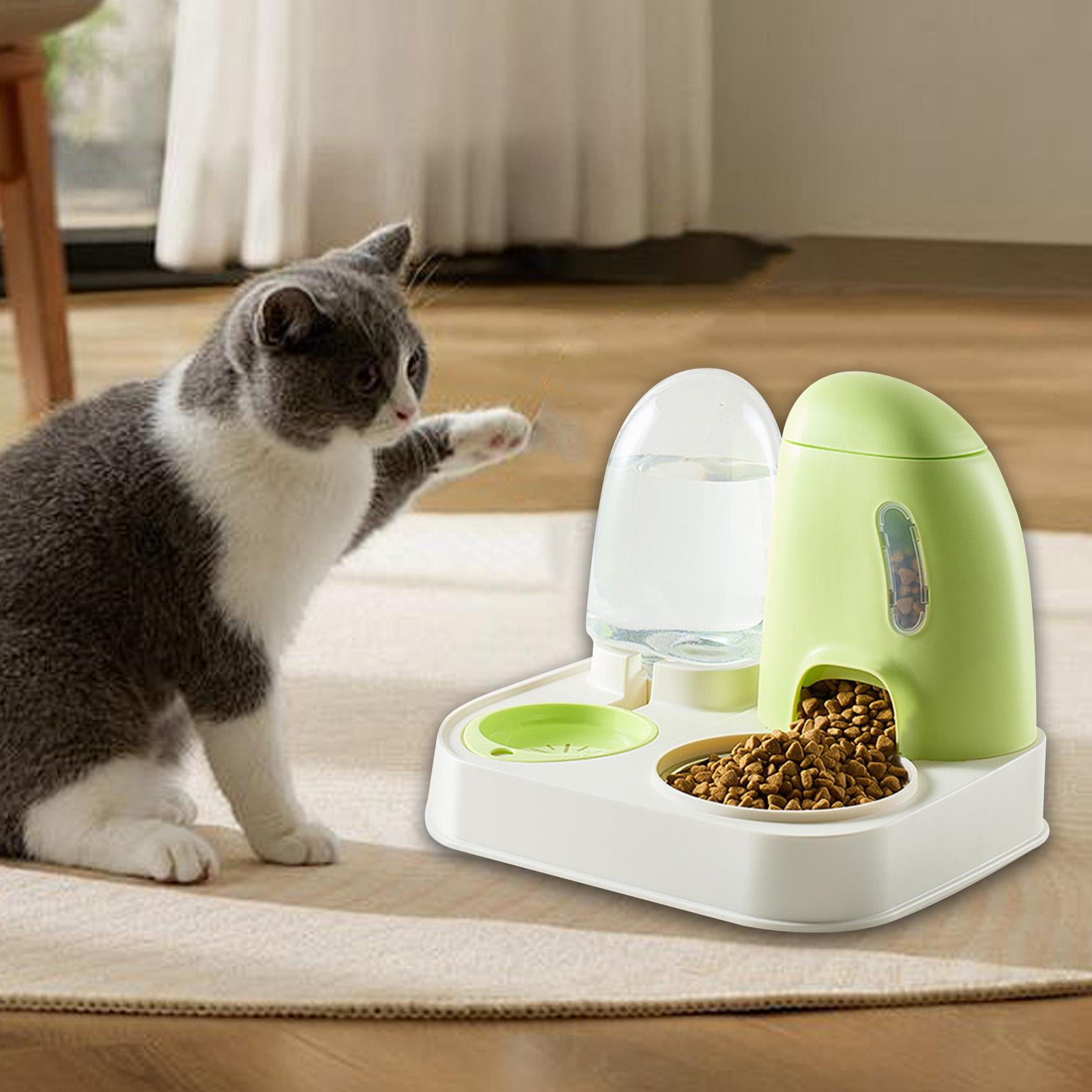 EHJRE Automatic Cat Feeder and Water Dispenser Dog Gravitation Food