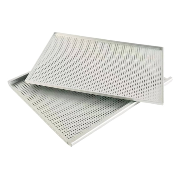 EHJRE Baking Tray Pan Sheet Perforated Aluminum for Crispy Results Professional Pastry Kitchens Bakery Use