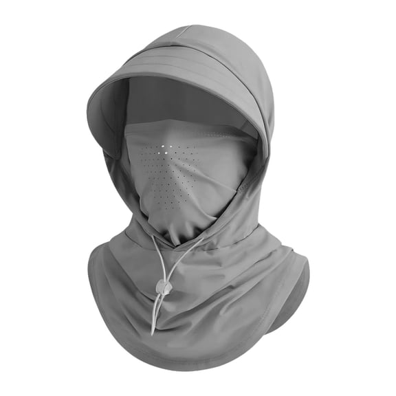 EHJRE Balaclava Face Mask Cover Breathable Head Mask Cap Hat for Men Women for Running Gray