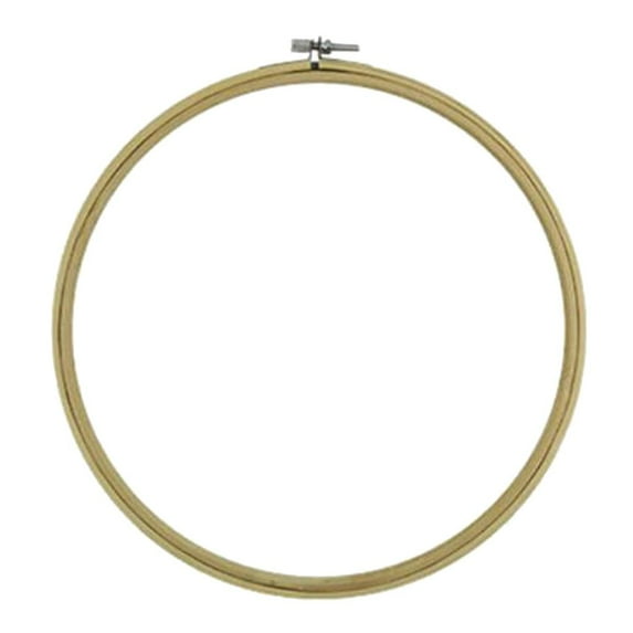 EHJRE Bamboo Embroidery Hoop Sewing Cross Stitch Frame for DIY Needlework 23cm 9inch