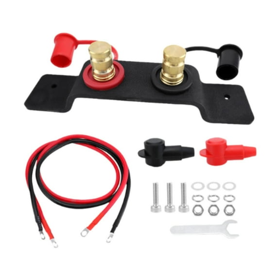 EHJRE Battery Jump Post Starter Auto Yachts Tractors Cars Terminals Relocation Kit