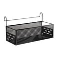 thumbnail image 1 of EHJRE Bedside Hanging Storage Basket Bedside Shelf Practical for Phone, Book, Drink, Tissue Rack Hanging Organizer for School Hotel Black, 1 of 9