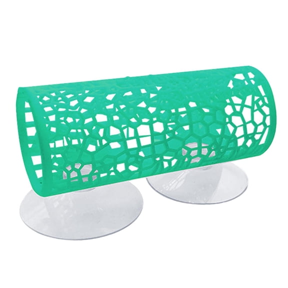 EHJRE Betta Aquarium Tunnel Hollow Tube Tunnel Fish Hideout Cave Resting Enrichment Accessory Made of Pp Suitable for Gift Giving Home Decoration Pet Lovers green