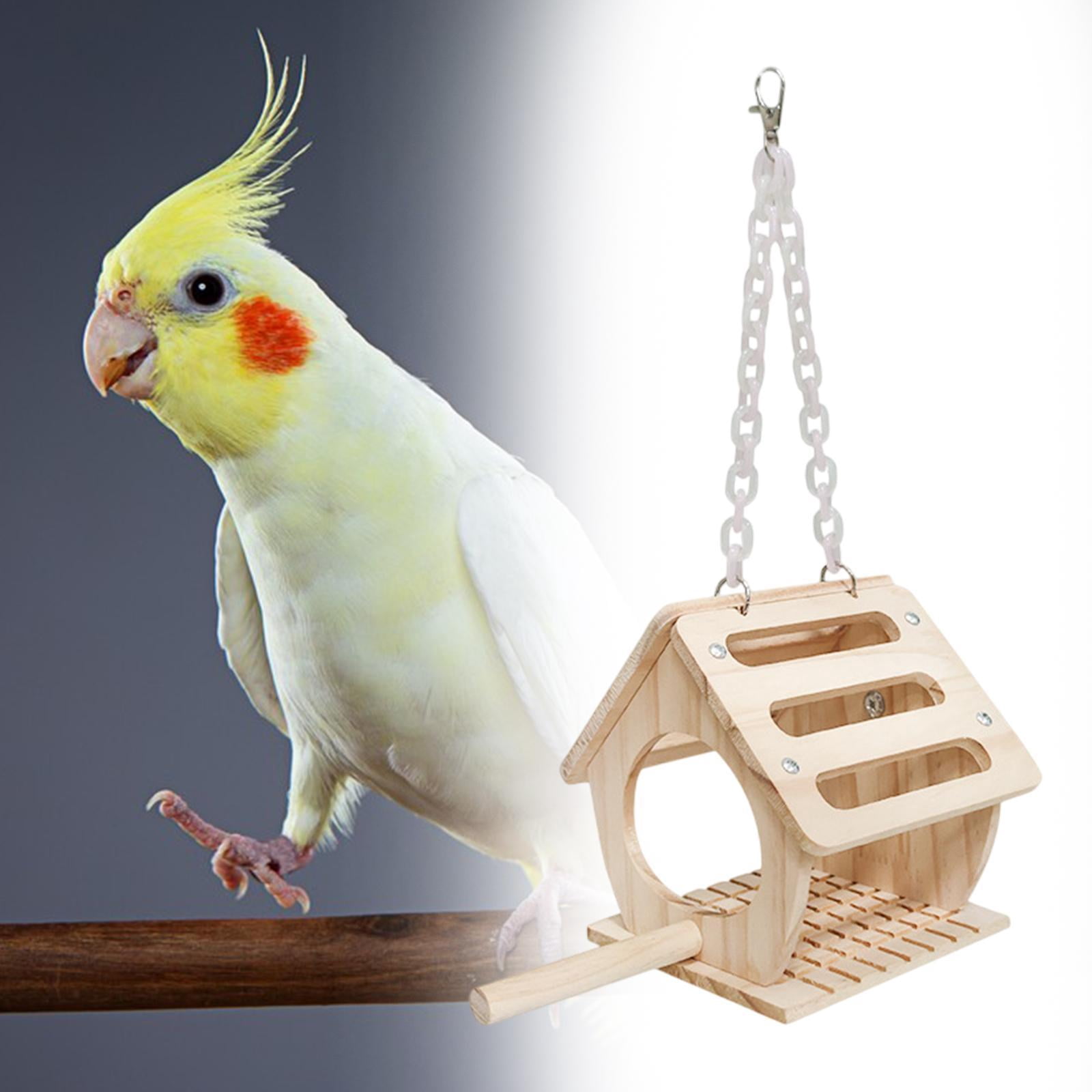 EHJRE Bird Nest for Cage Parrot Hanging Hammock Habitats Decor Parrot ...