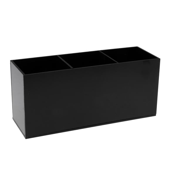 EHJRE Black Salon Professional Acrylic Scissors Holder Box Hairdressing Combs Clips Organizer Storage Case For Hair Stylists Barber Styler Hairdresser