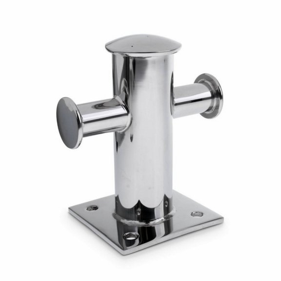 EHJRE Bollard Cleat Fitting Stainless Steel Polished Rustproof Construction for Dock Builders Boat Owners and Piers