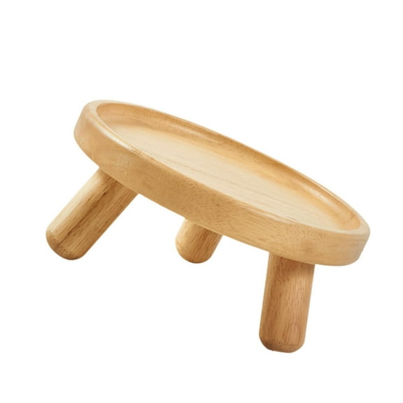 EHJRE Bowl Stand Portable Pet Supplies Pet Food Feeder Holder for Kitty 16x16x7.5cm