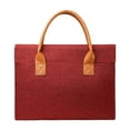 thumbnail image 1 of EHJRE Briefcase for Men Women Business Wear Resistant Lightweight Stylish Oxford Cloth 38x29x4 cm Red, 1 of 9